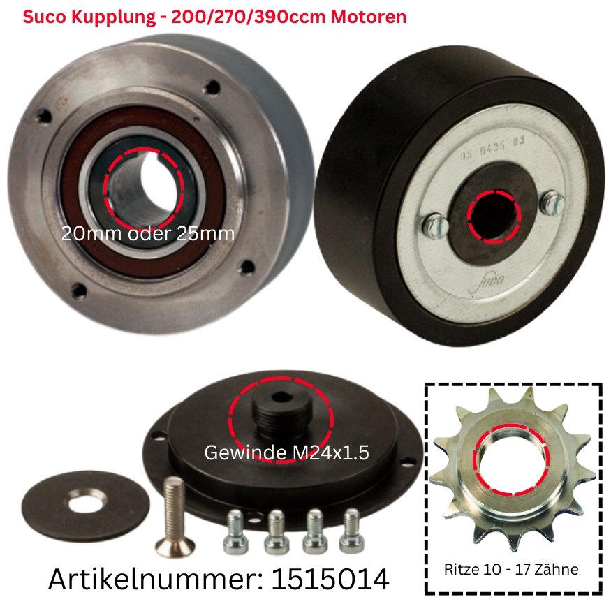 Suco Kupplung - 200270390ccm Motoren